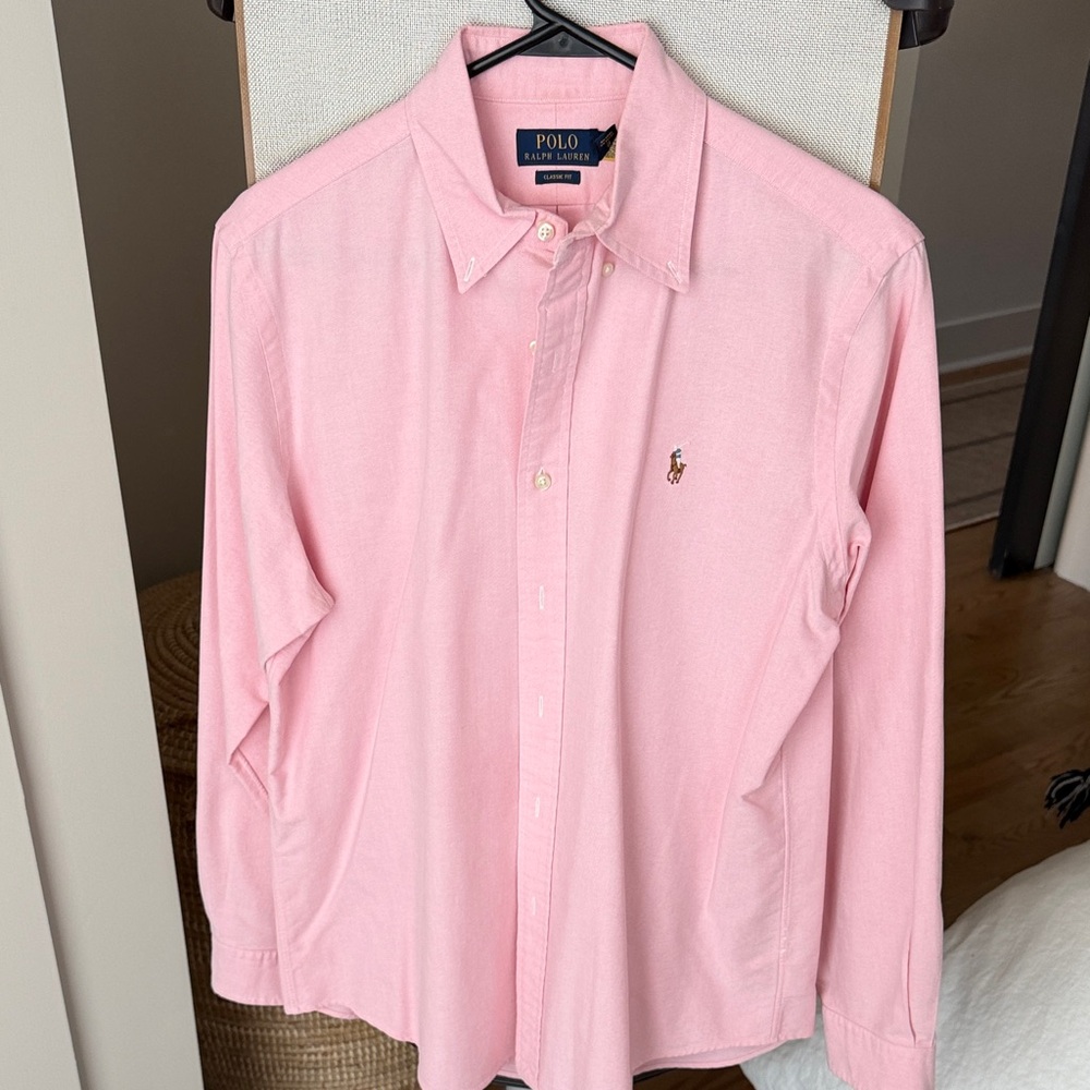Polo Ralph Lauren Men's Pink Casual Shirt
